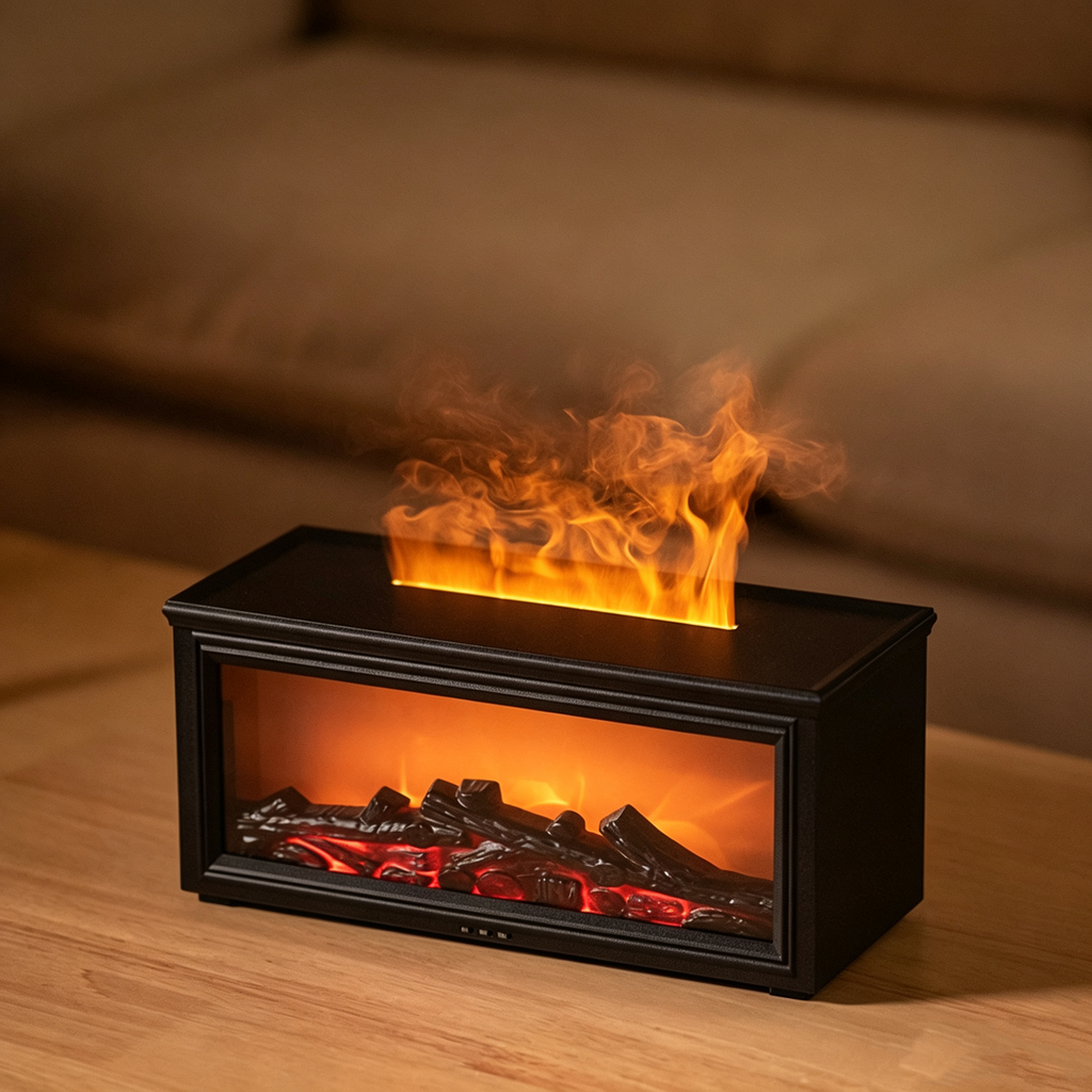 Simulated‑Flame Humidifier