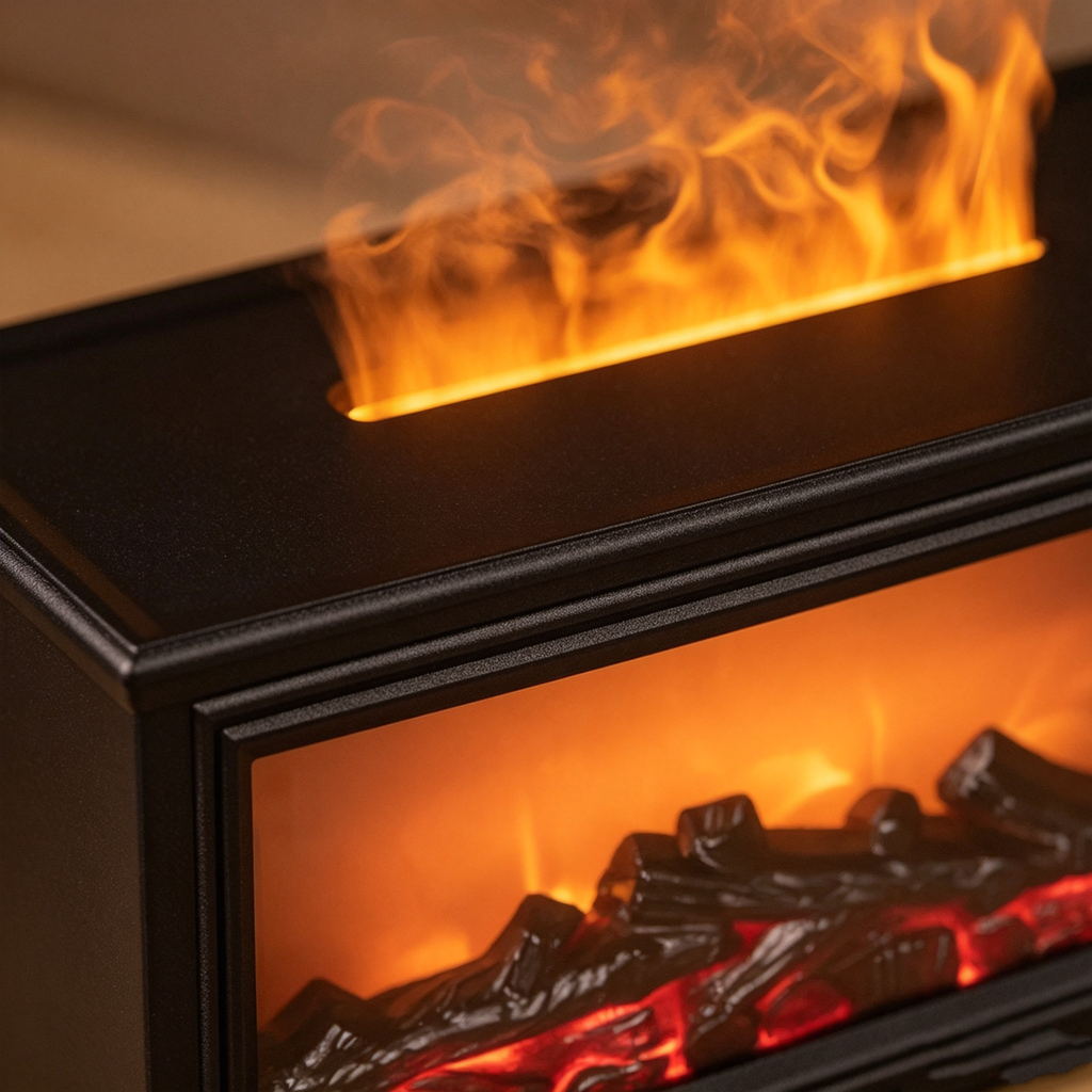 Simulated‑Flame Humidifier